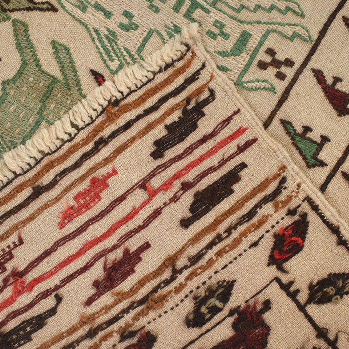 Afghan textile art, handmade Afghan kilims, 