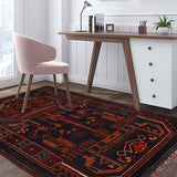 Afghan Prayer Rug Soft Weaving 5.1x3.1 ft