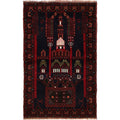 Soft Afghan Prayer Mat Weave 4.8x3 ft