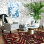 Handmade Afghan Rug Prayer Mat 4.7x2.7 ft