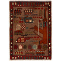 Authentic AK-47 Weapon Motif Carpet 2.8x2 ft