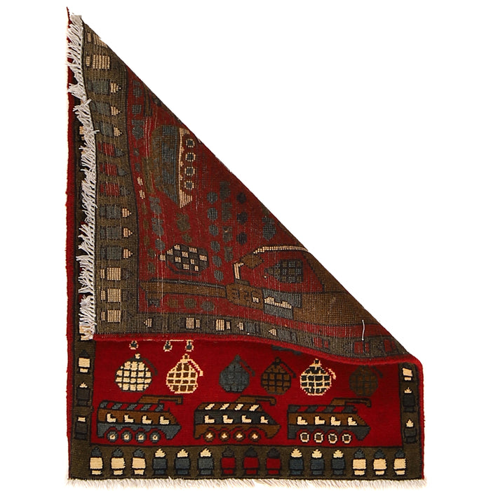 Artisan AK-47 Crafted War Tapestry 2.7x2 ft