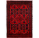  Tribal Design Wool Rug, Handmade Afghan Rugs, Unique Artisan Craftsmanship, 