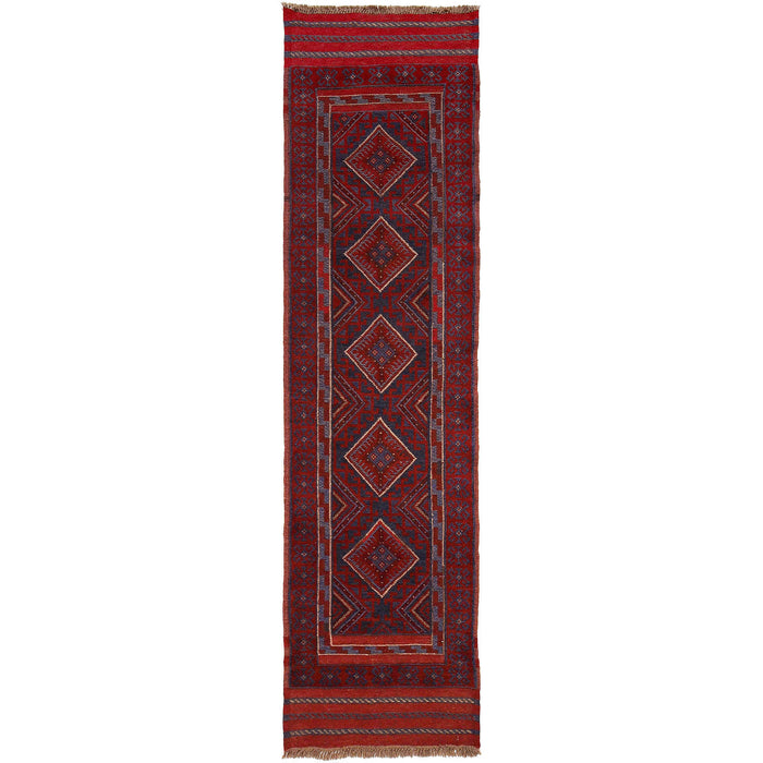 Hand Knotted Traditional Crafts Afghan Runner Rug Wool Area For Home Décor