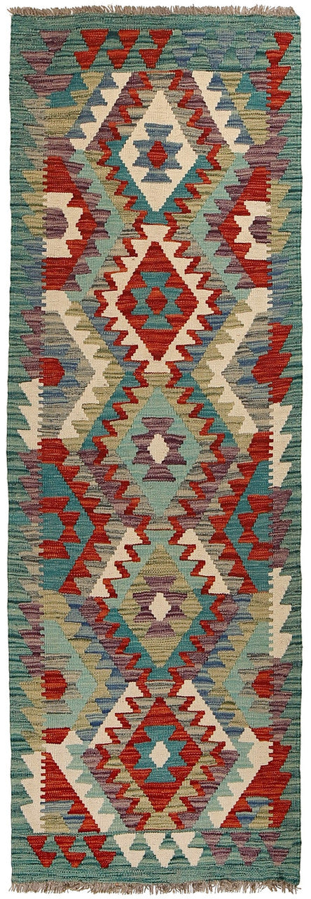 Afghan tribal design rug, hand knotted wool runner rug, Pashtun artisan rug, handmade Afghan rug, tribal wool runner rug, Afghan wool runner, 