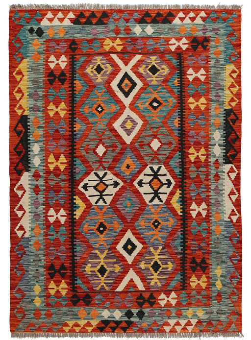 luxury Afghan rug, Chobi Kilim rug for home, artisan-crafted wool rug, Afghan rug for home decor,