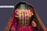 Afghan Bridal Hand Embroidery Work Dress
