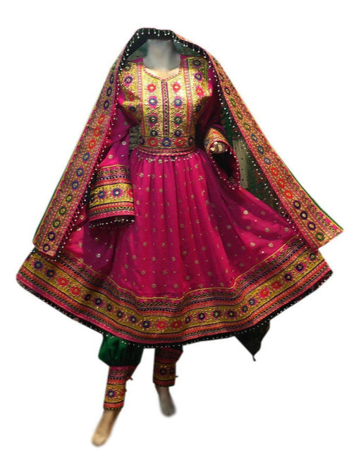 New afghan ethnic nomad style pink dress