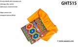 Afghani Rasam E Hina Dress In Yellow And Green Color