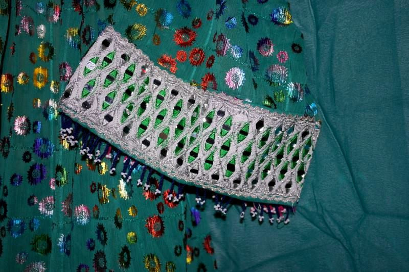 kuchi ladies handmade mirrors work attire