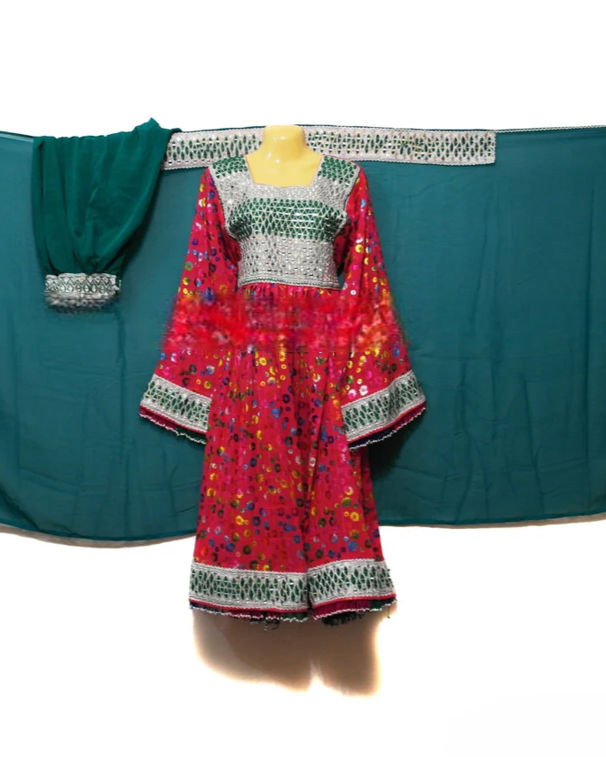afghan fashion long dress