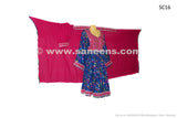 Afghan Fashion Mirrors Work Frock