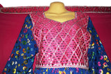 Afghan Fashion Mirrors Work Frock