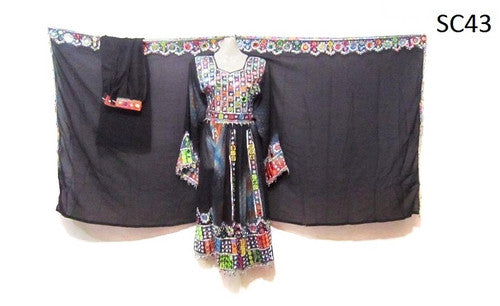 Afghan Mirrors Work Costume