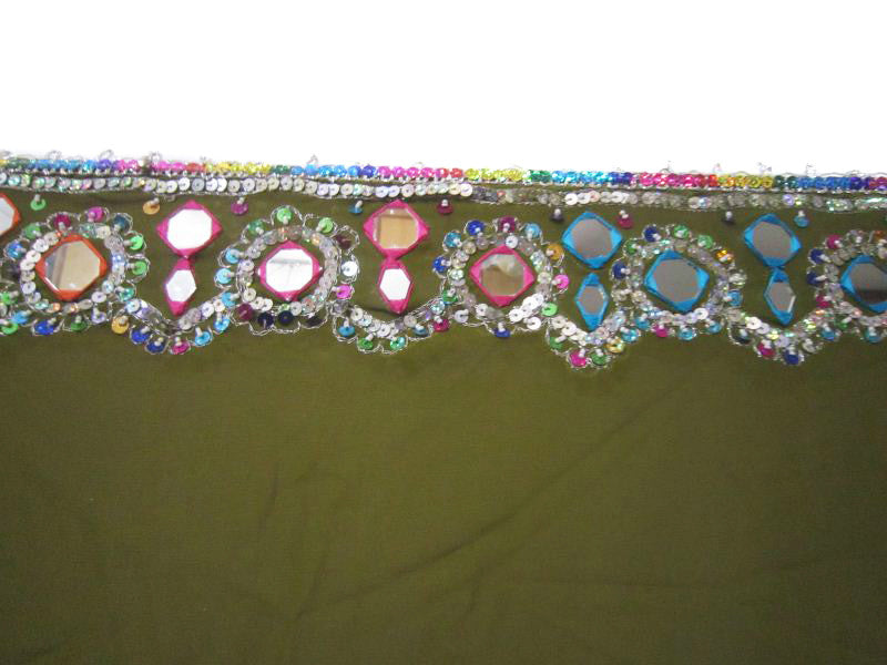 afghan mirrors work nikah dress, kuchi wedding party veil