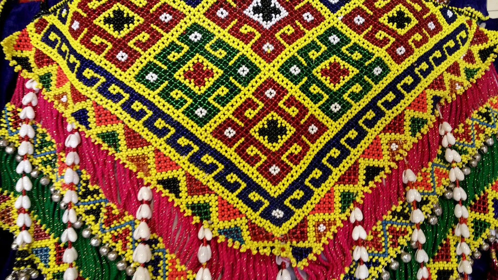 gypsy girl beads work costume