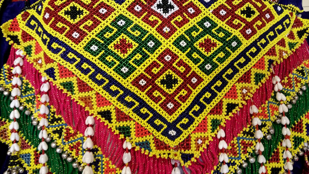 gypsy girl beads work costume
