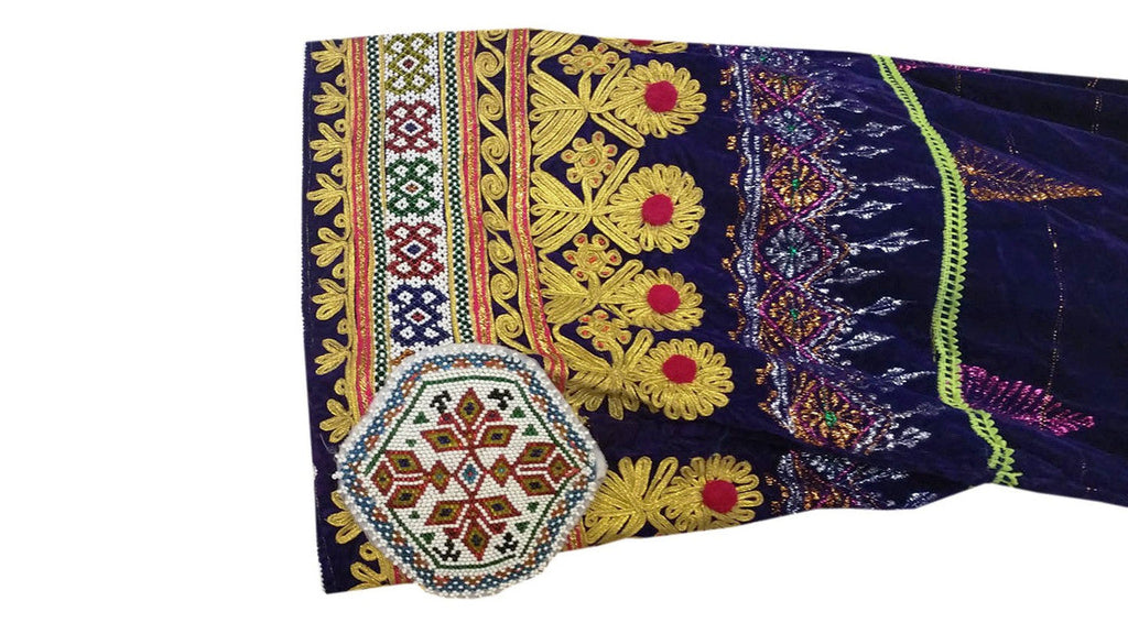 pathani dress with beads work