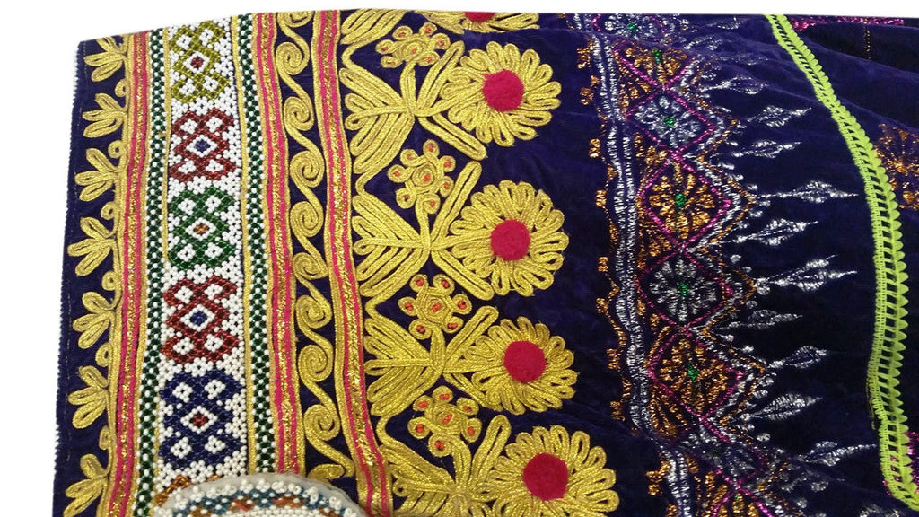 afghan fashion dress charma dozi work