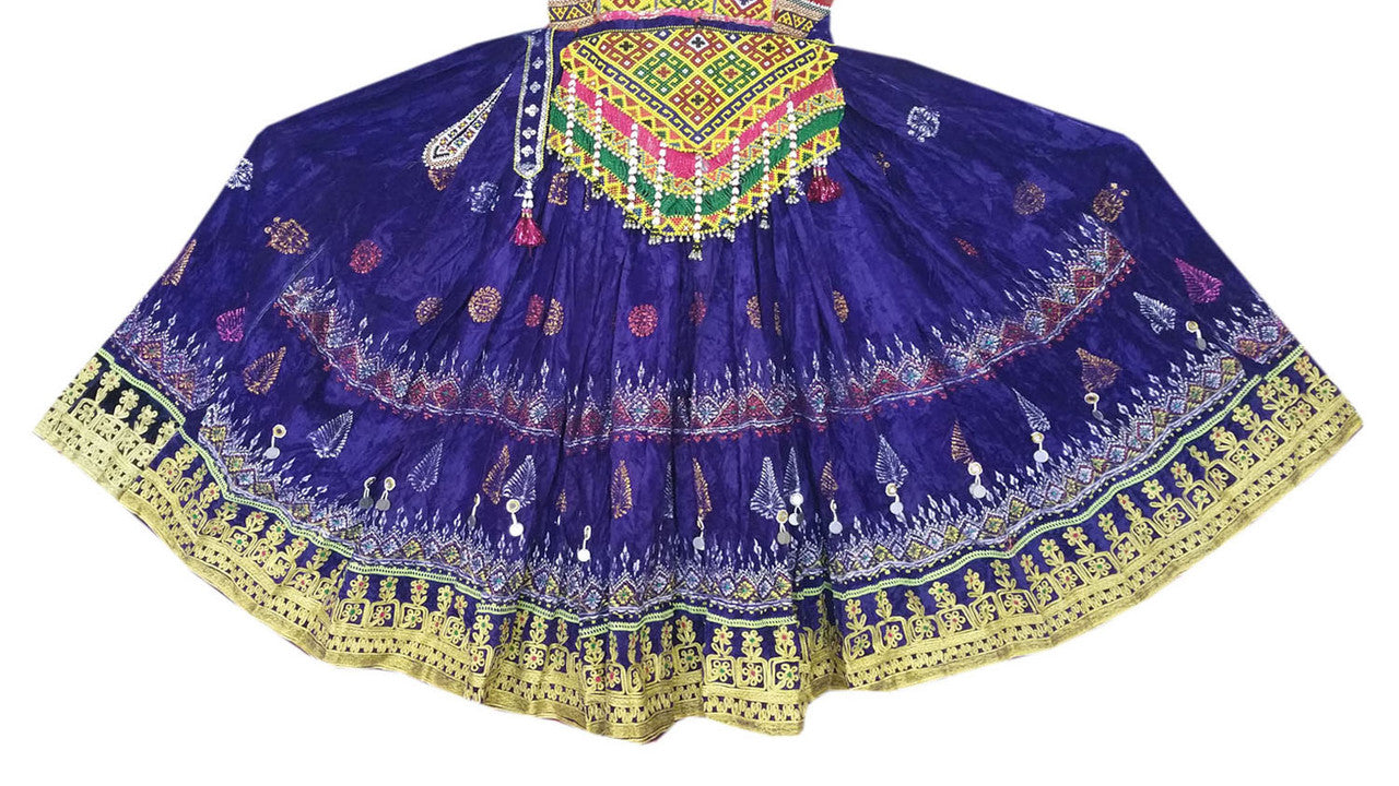 pashtoon women frock with wider skirt