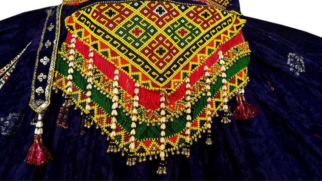 beads work nomad dress