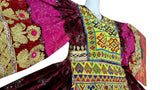 Afghan Ethnic Dress with Beads & Charma Kari