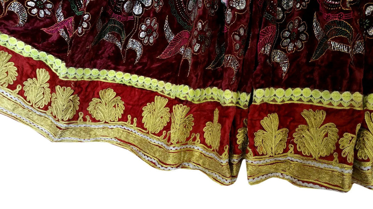 afghan kuchi embroidery work dress