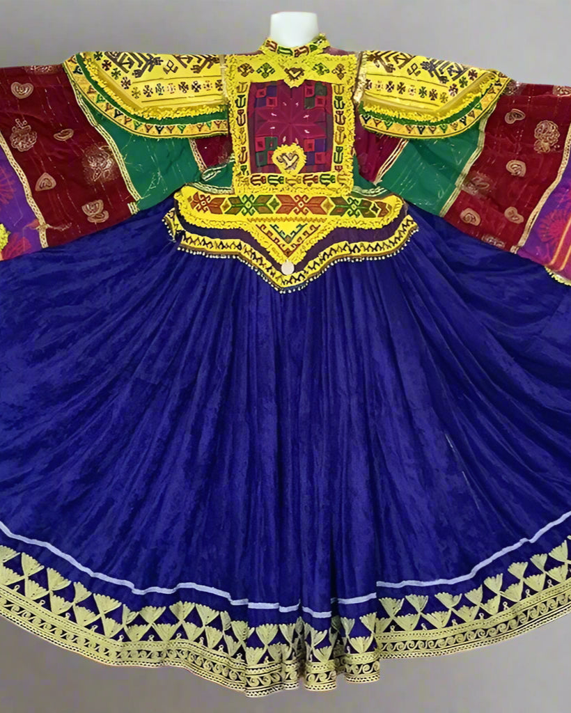 Kuchi Ethnic Dress – Gypsy Banjara Vintage Frock
