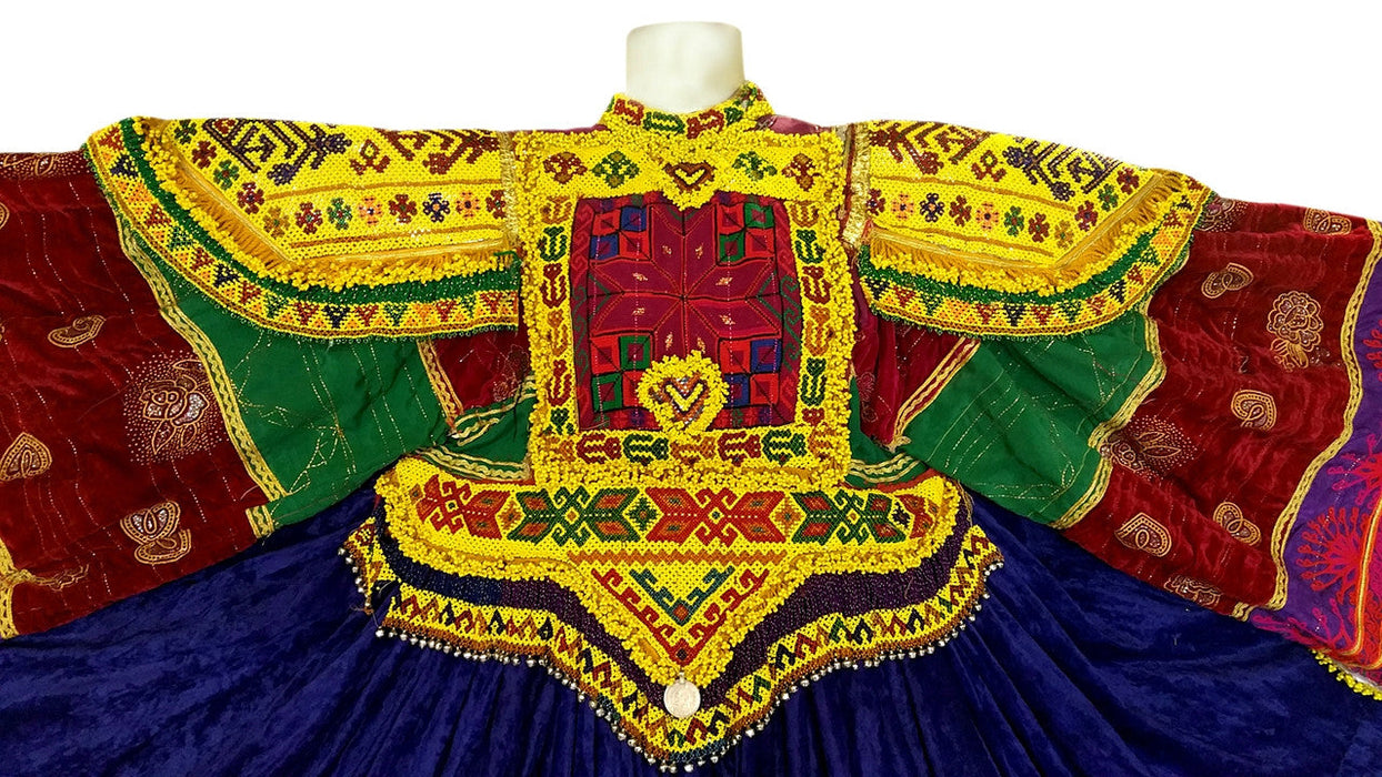 traditional gypsy women long frock