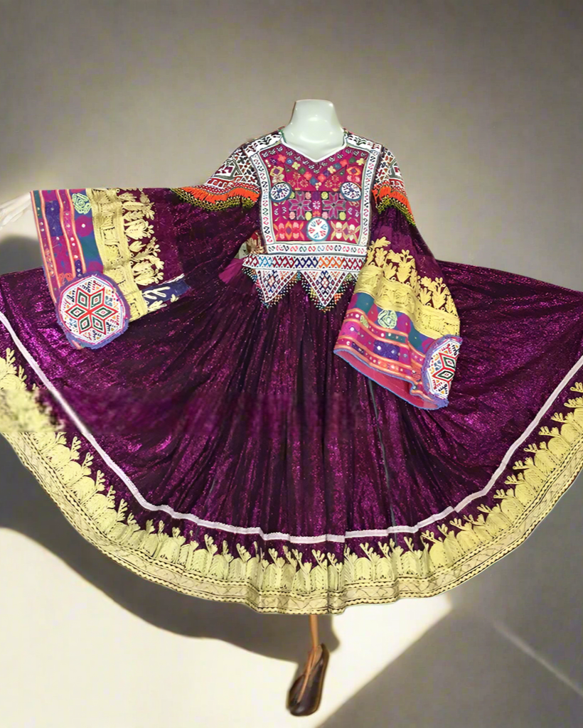 Traditional Afghan Vintage Dress