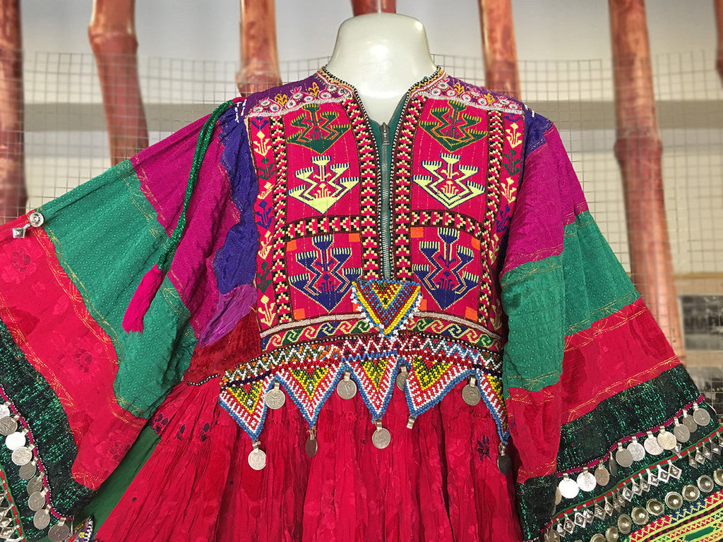 afghan fashion long dress