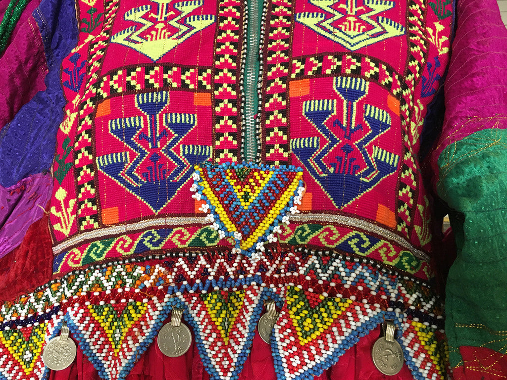 kuchi ethnic clothes with embroidery work