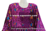 Tribal Ethnic Violet Pashtun Frock
