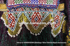 muslim gypsy women artwork dress with beads work waist belt