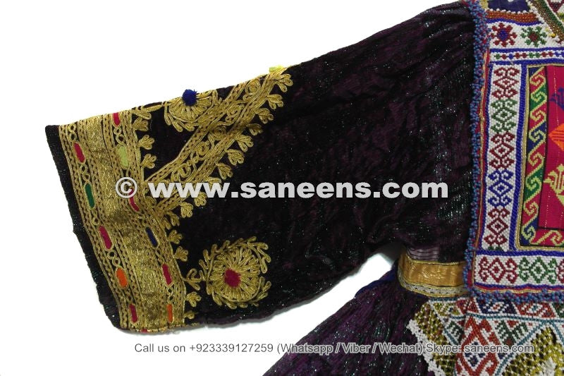 hand embroidered kuchi ethnic ghagra choli dress