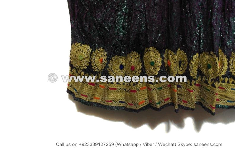 tribal ethnic dress with embroidery work