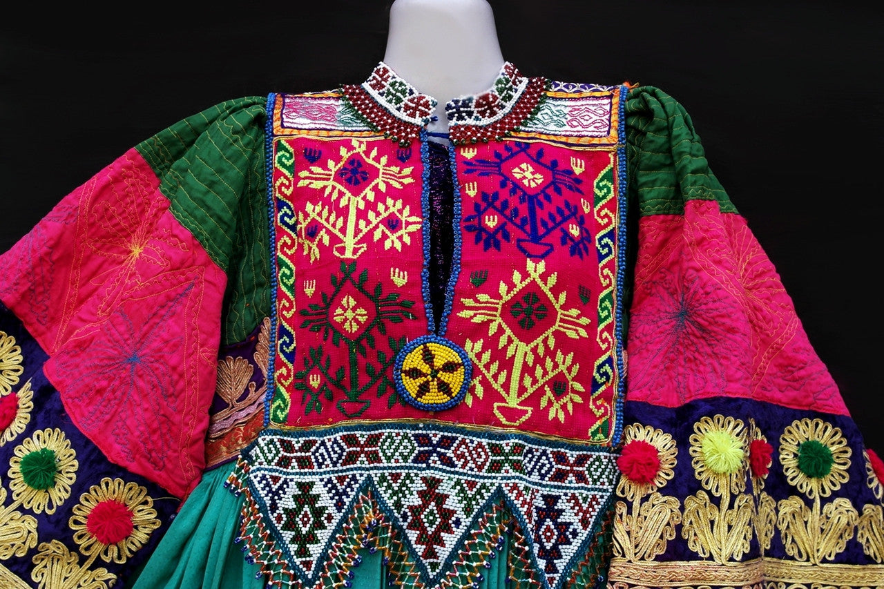 kuchi ethnic frocks, afghan clothing