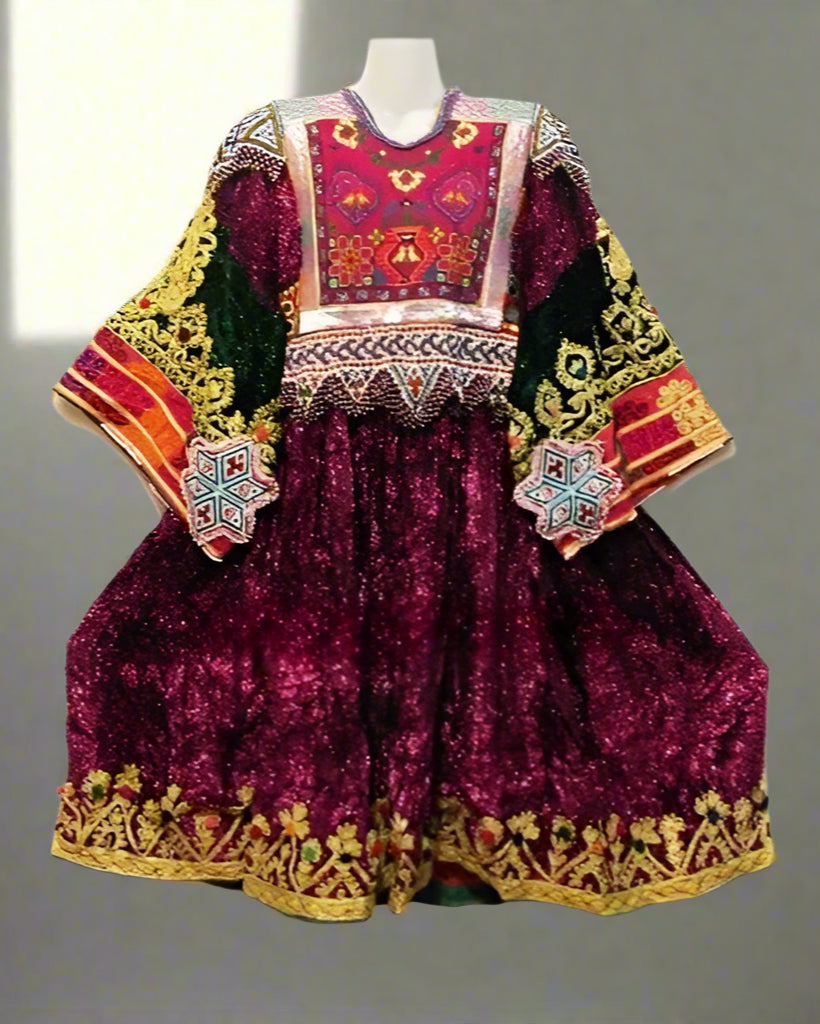 afghan kuchi vintage dress