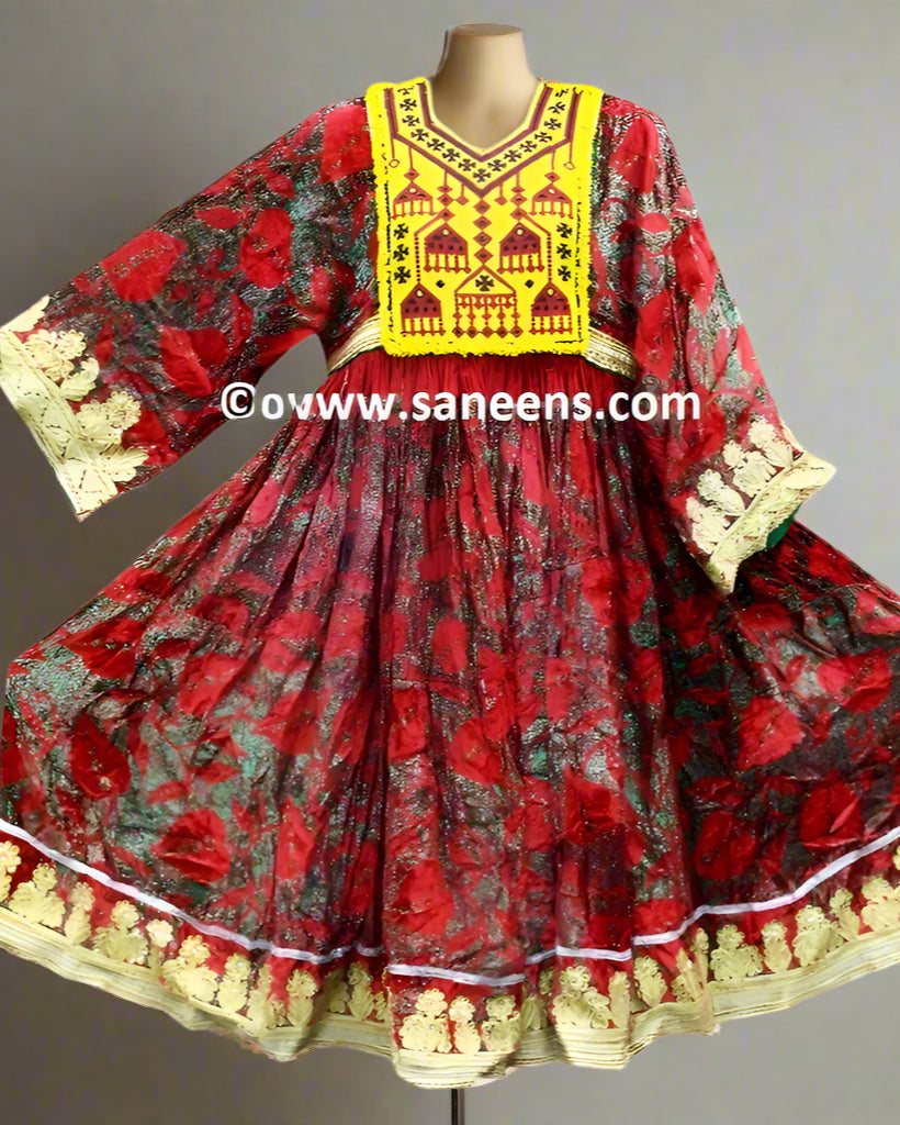 afghan clothes, gypsy ethnic frock