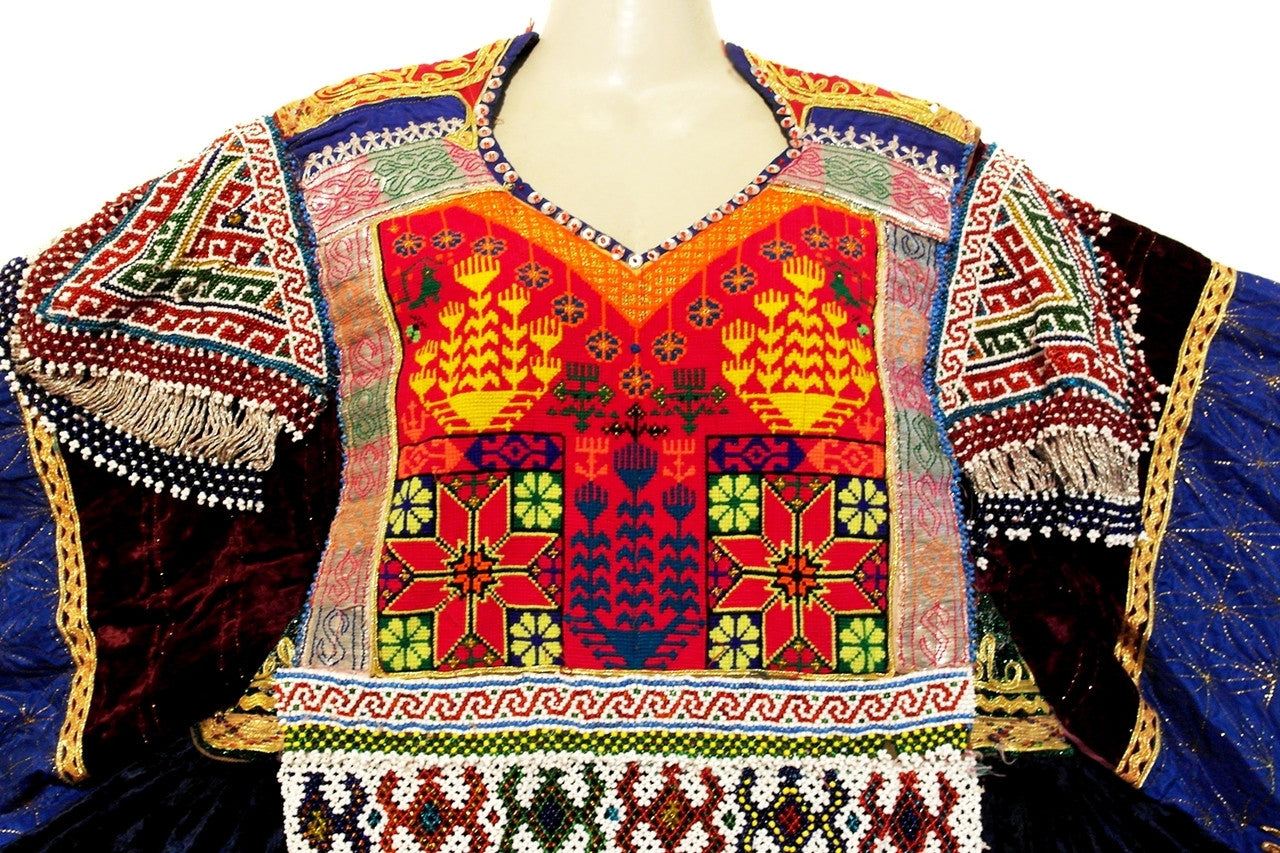 afghan pashtun women ethnic frock