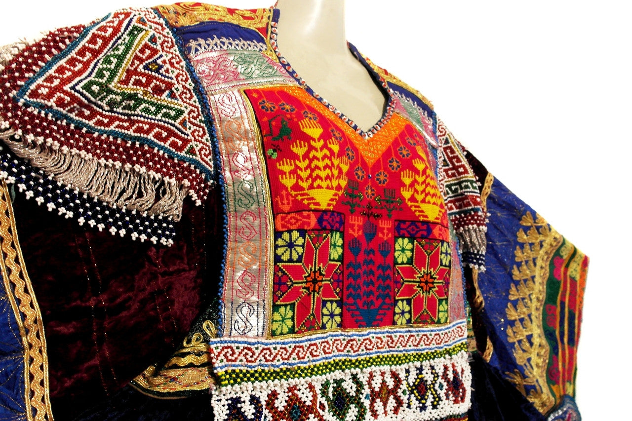 afghan embroidery work clothes apparels