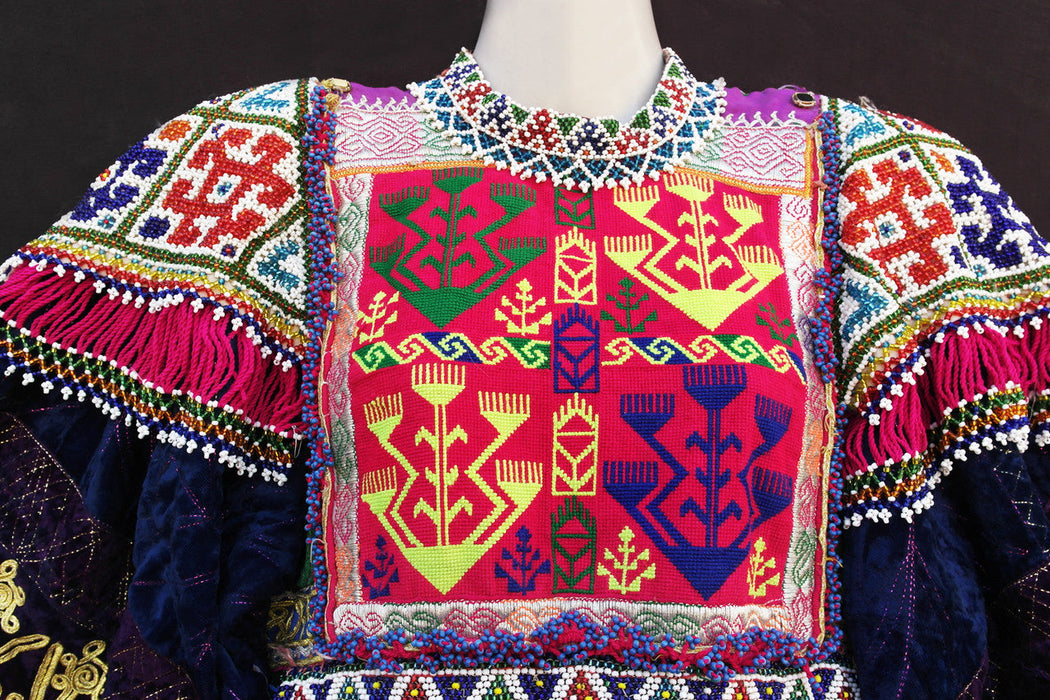 hand embroidered afghan frock