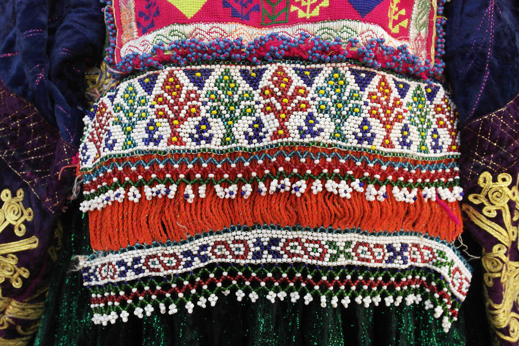 kuchi beads work clothes costumes