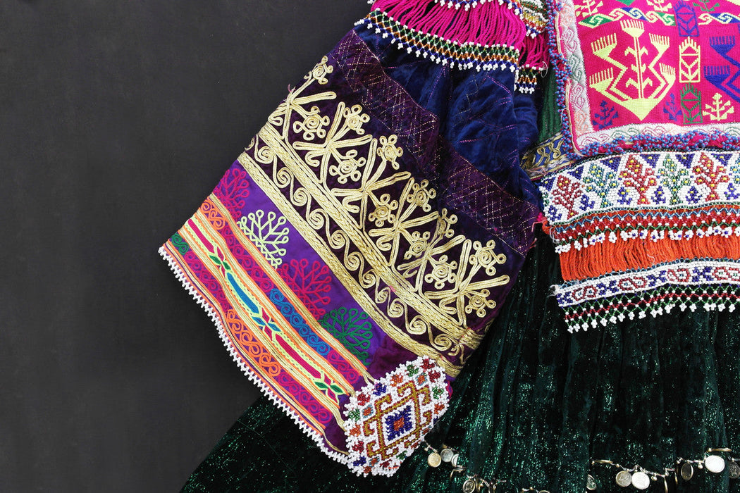 afghan fashion, nomad women handmade frocks
