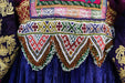 muslimah fashion long dress with beaded waist belt