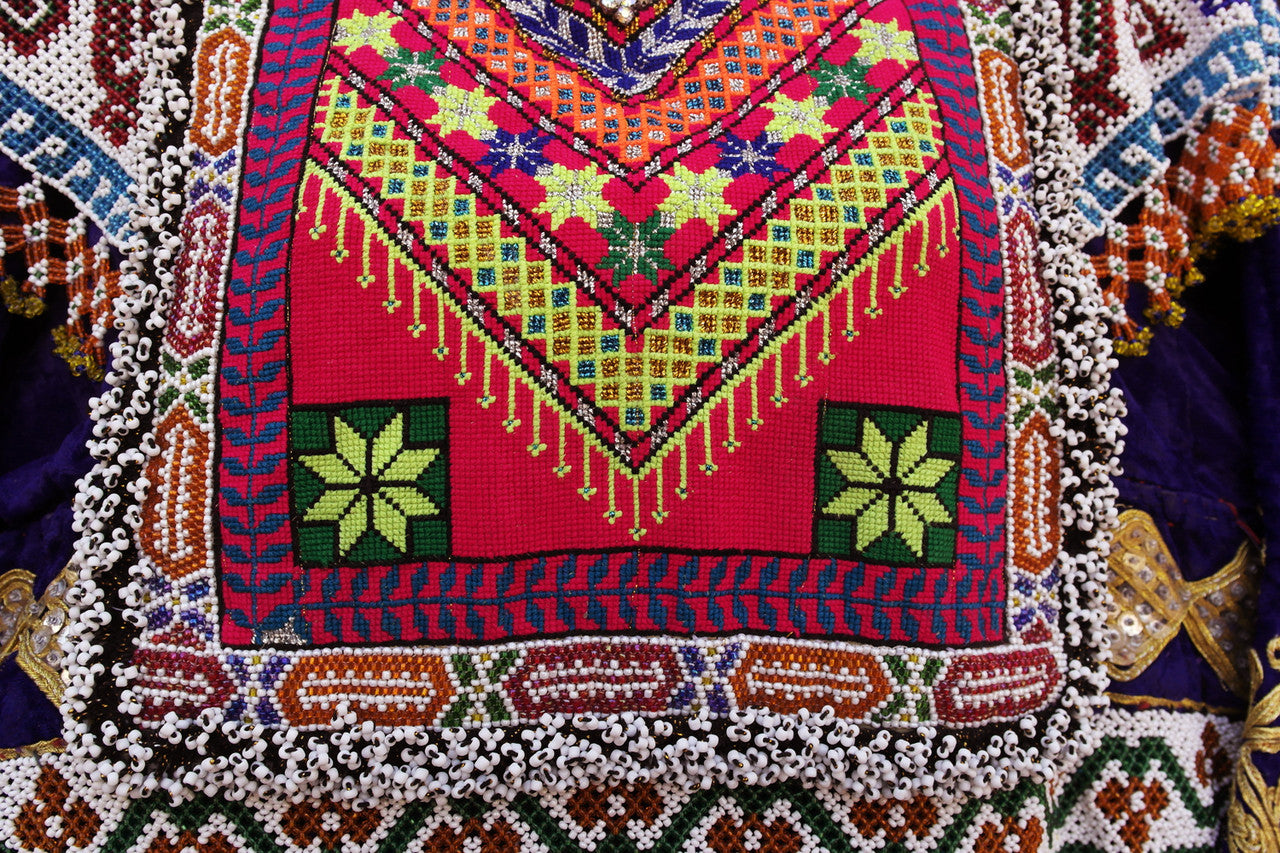 afghan traditional dress, ethnic gypsy clothes