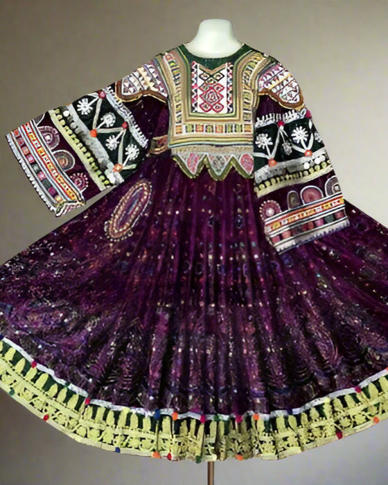 afghan kuchi vintage dress