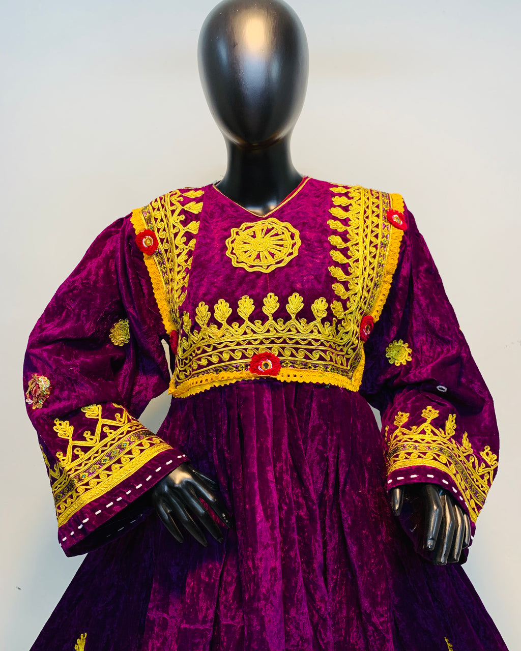 Pashtun Vintage Velvet Frock