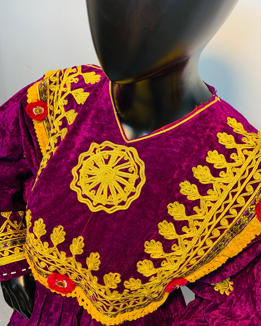 Pashtun Vintage Velvet Frock