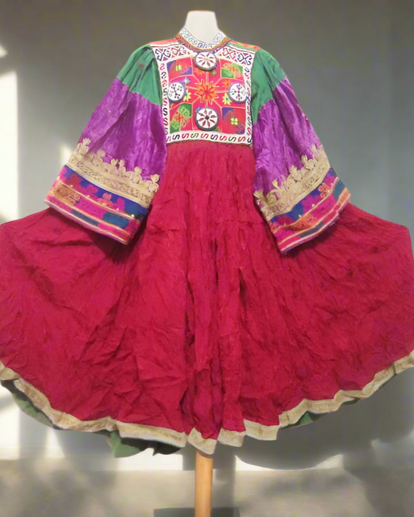 Traditional Afghan Vintage Dress
